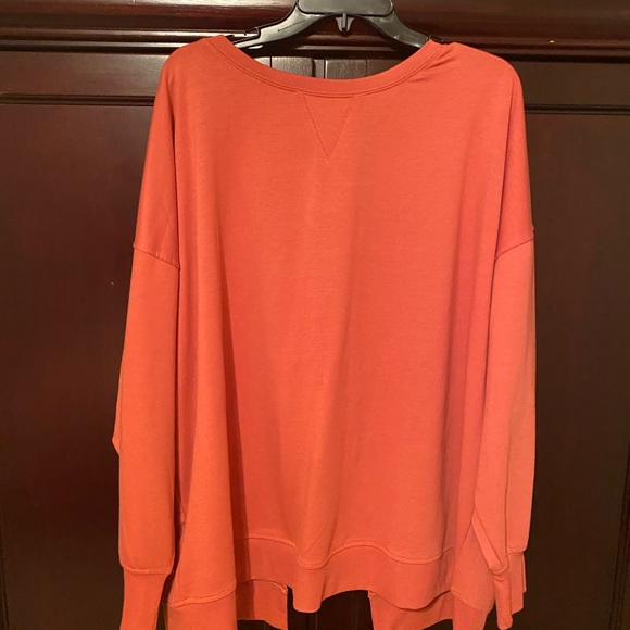 Eloquii Tie Back Sweatshirt - Picture 2 of 4